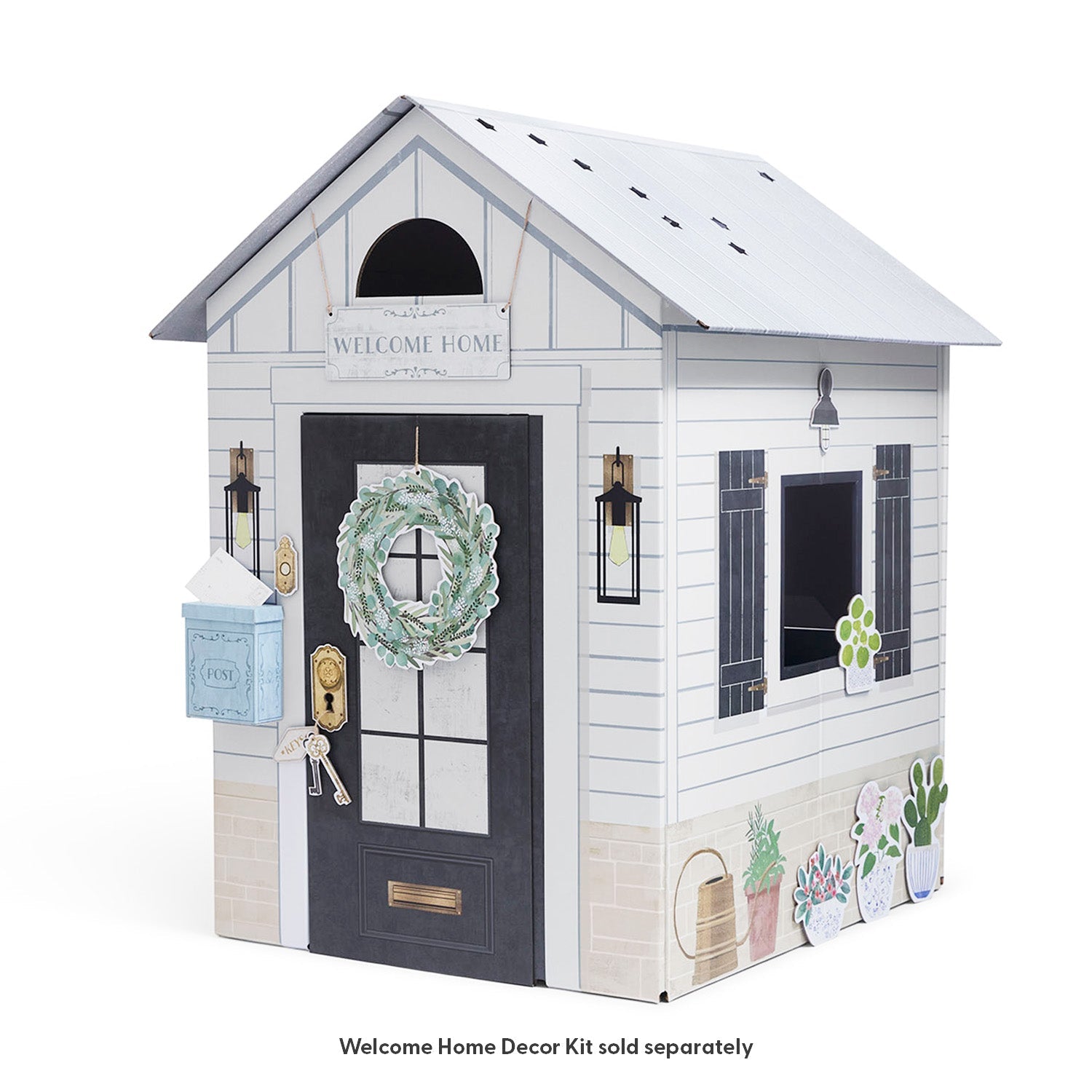 Modern Farmhouse - Cardboard Playhouse