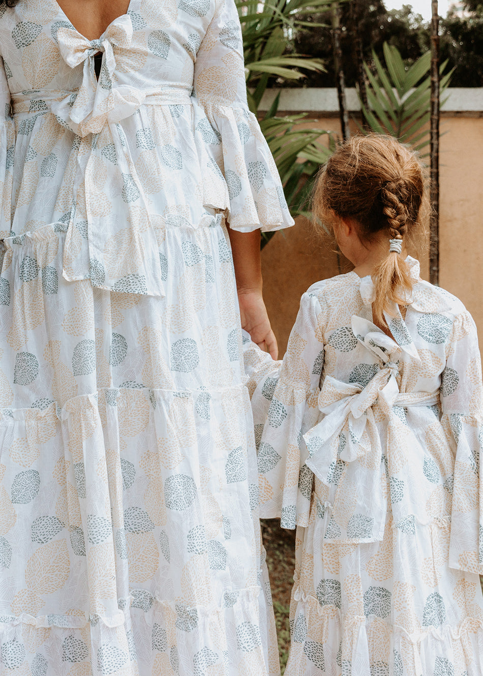 Block Printed Dress - Malabar Leaf