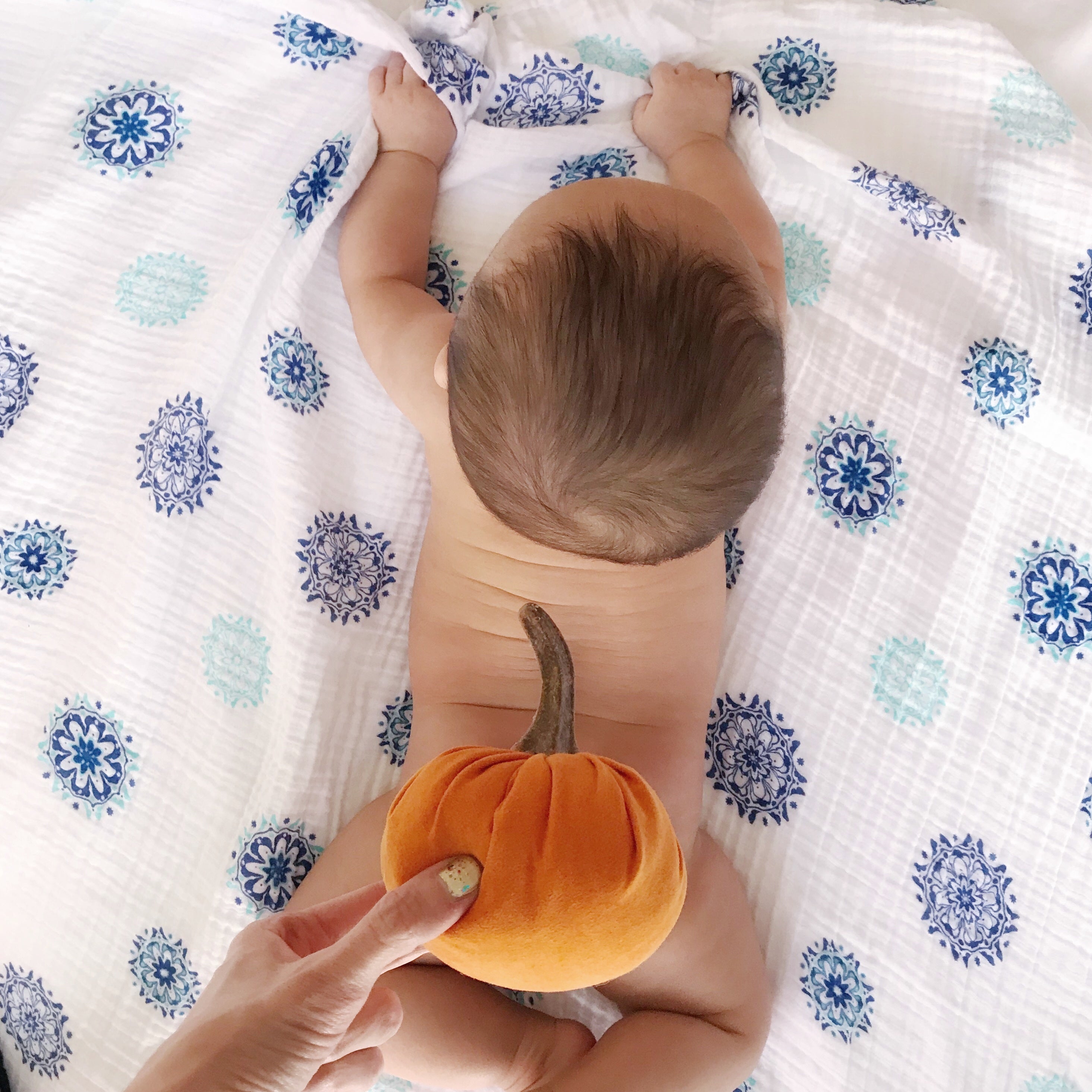 ORGANIC SWADDLE SET - PROTECTOR SERIES (Hamsa + Mandala)