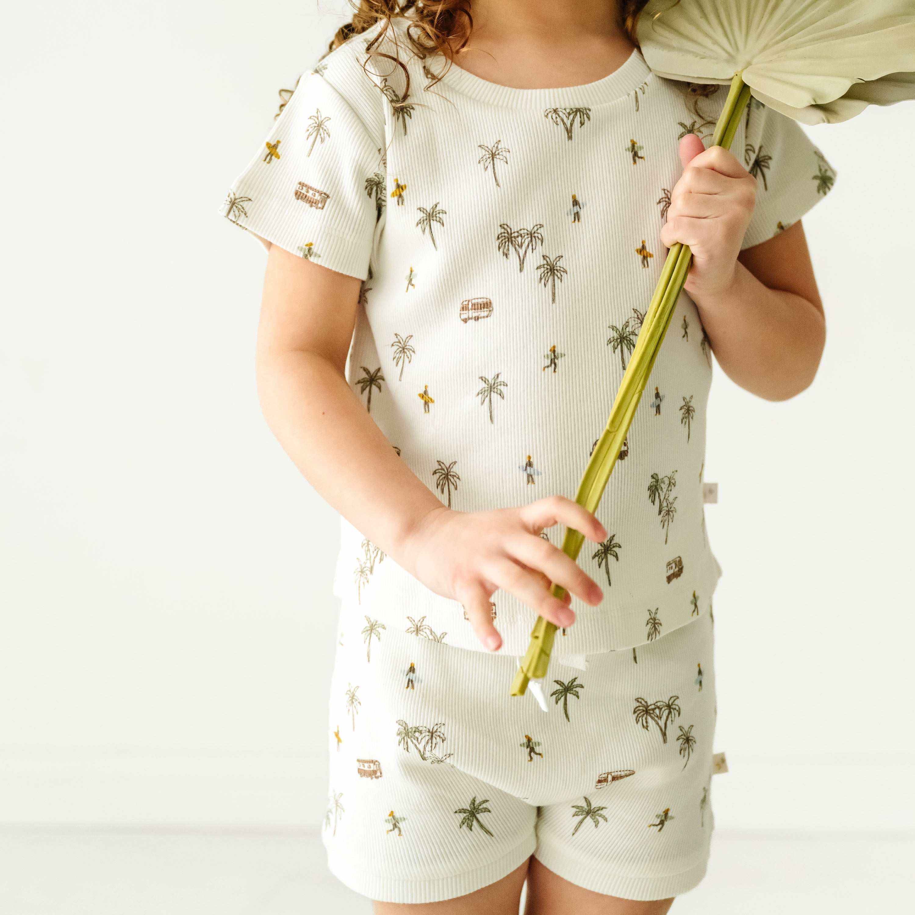 Organic Tee And  Shorties Set - Malibu