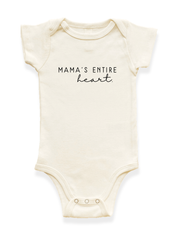 Mama's Entire Heart Organic Baby Bodysuit