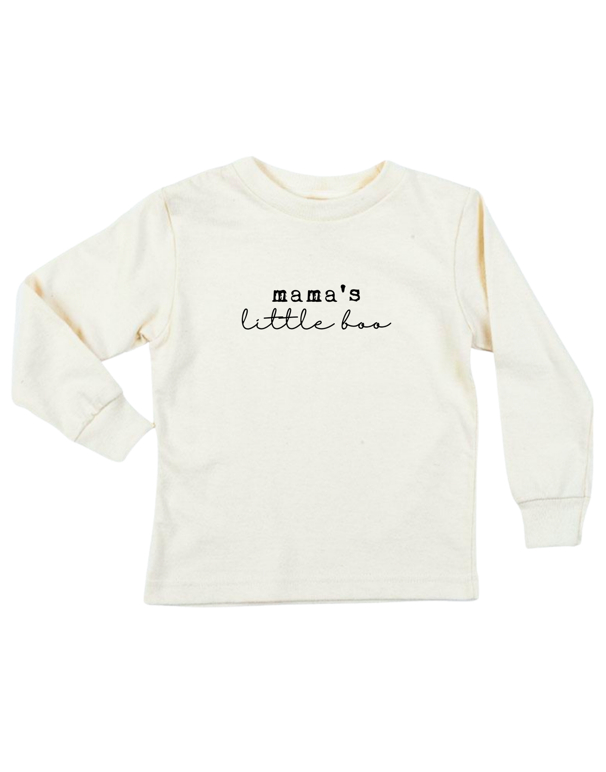 Mama's Little Boo Organic Kids T-shirt Long Sleeve