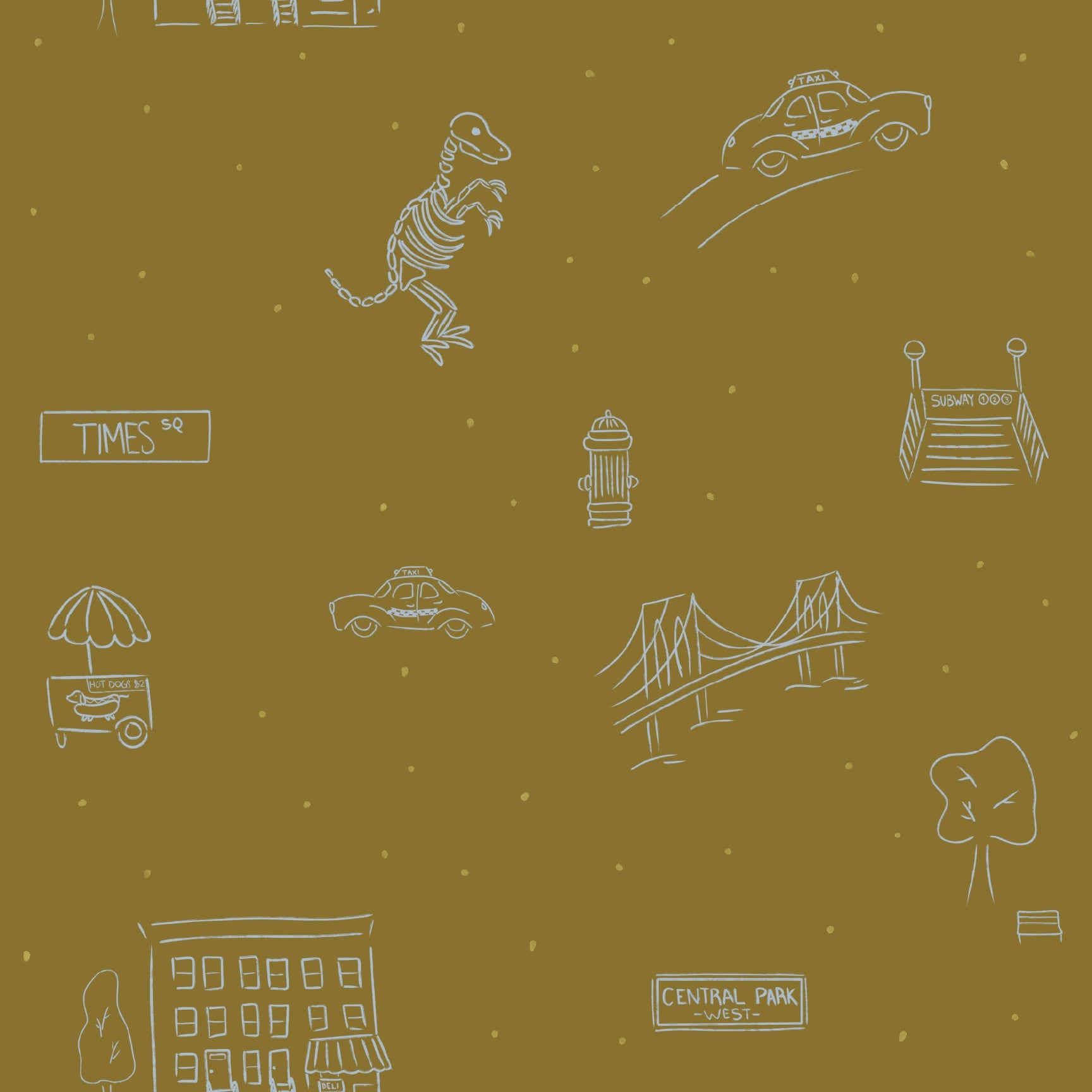Manhattan Wallpaper By The Lil Dills Shop