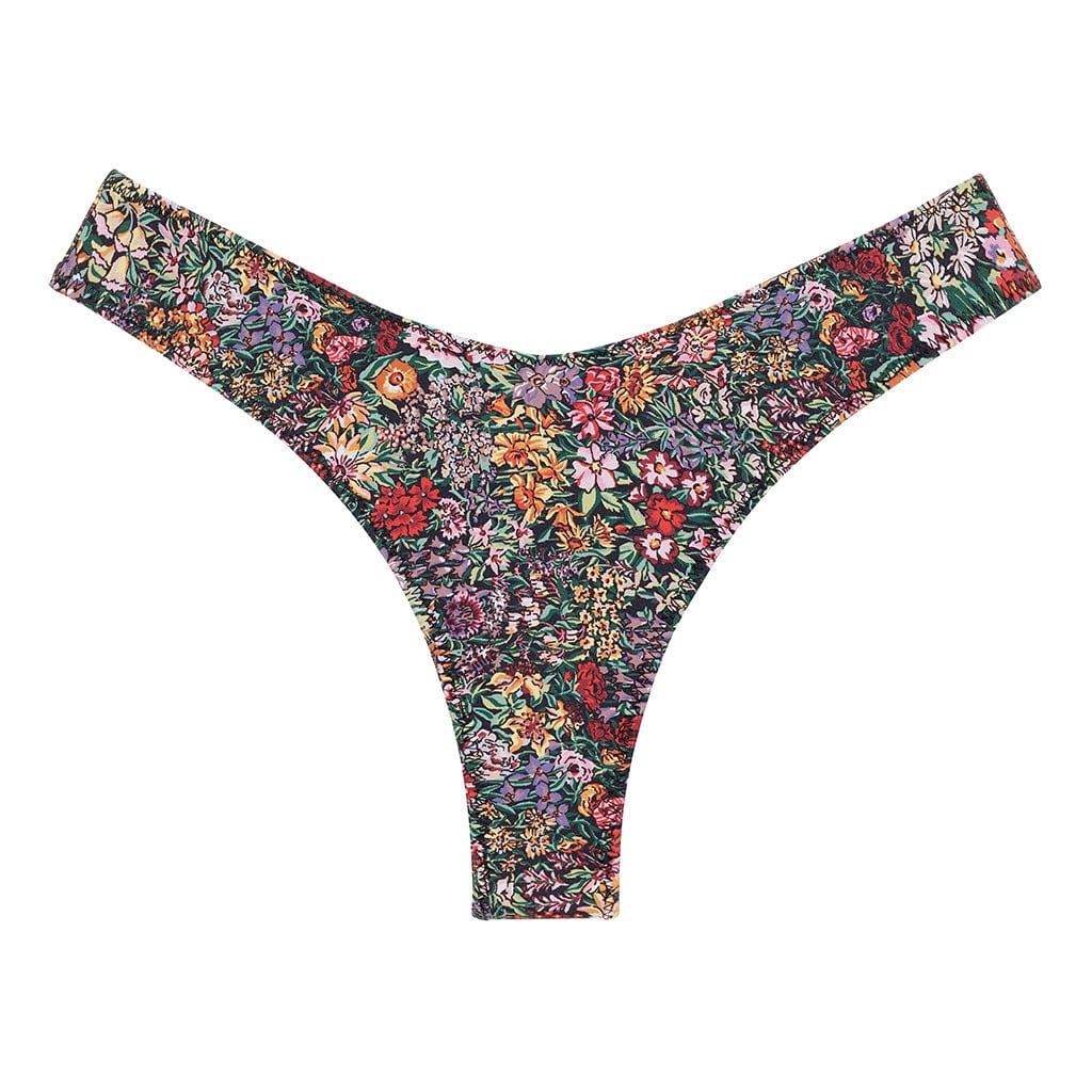 Mara Floral Lulu (zig-zag Stitch) Bikini Bottom