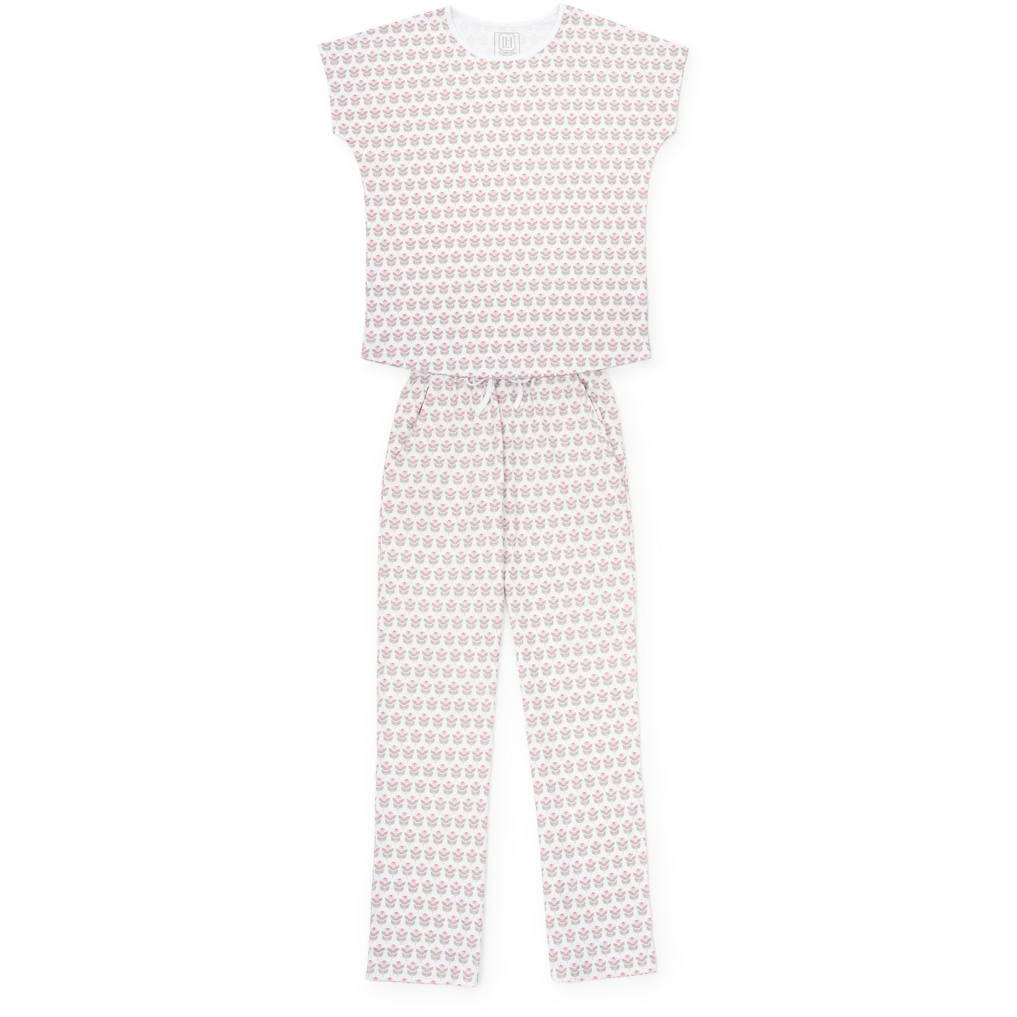 Marcia Women's Pima Cotton Pajama Pant Set Berkshire Batik Floral
