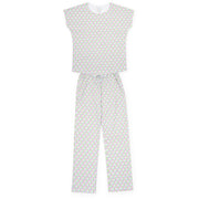 Marcia Women's Pajama Pant Set Mod Holiday Pink