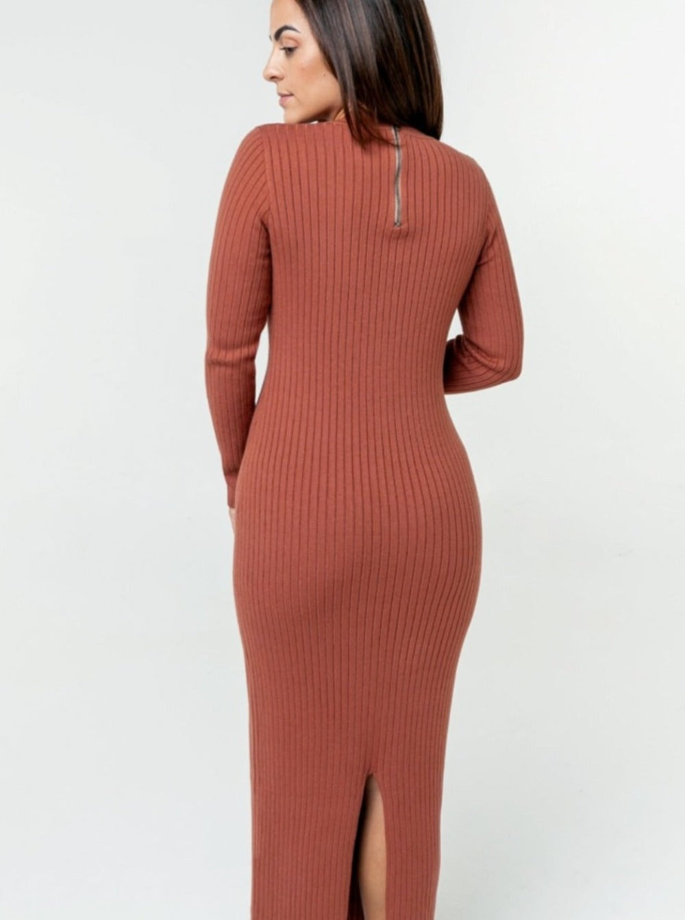 Full Body Maternity & Nursing Sweater Dress