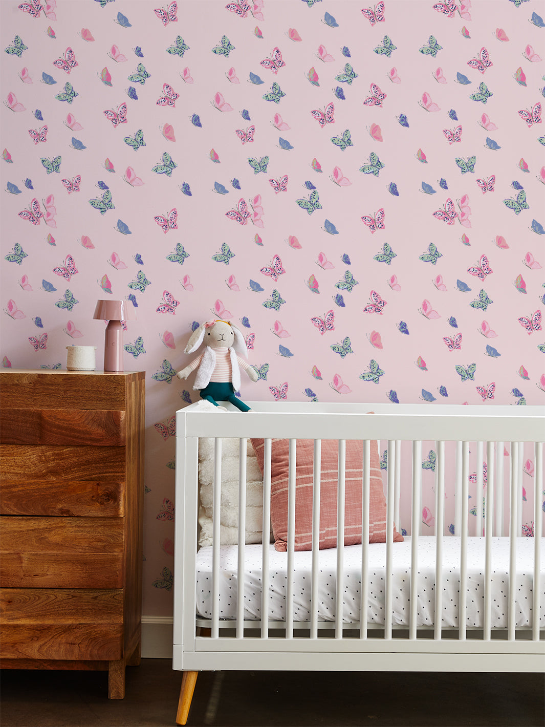 'mariposa' Wallpaper By Tea Collection - Ballet Slipper