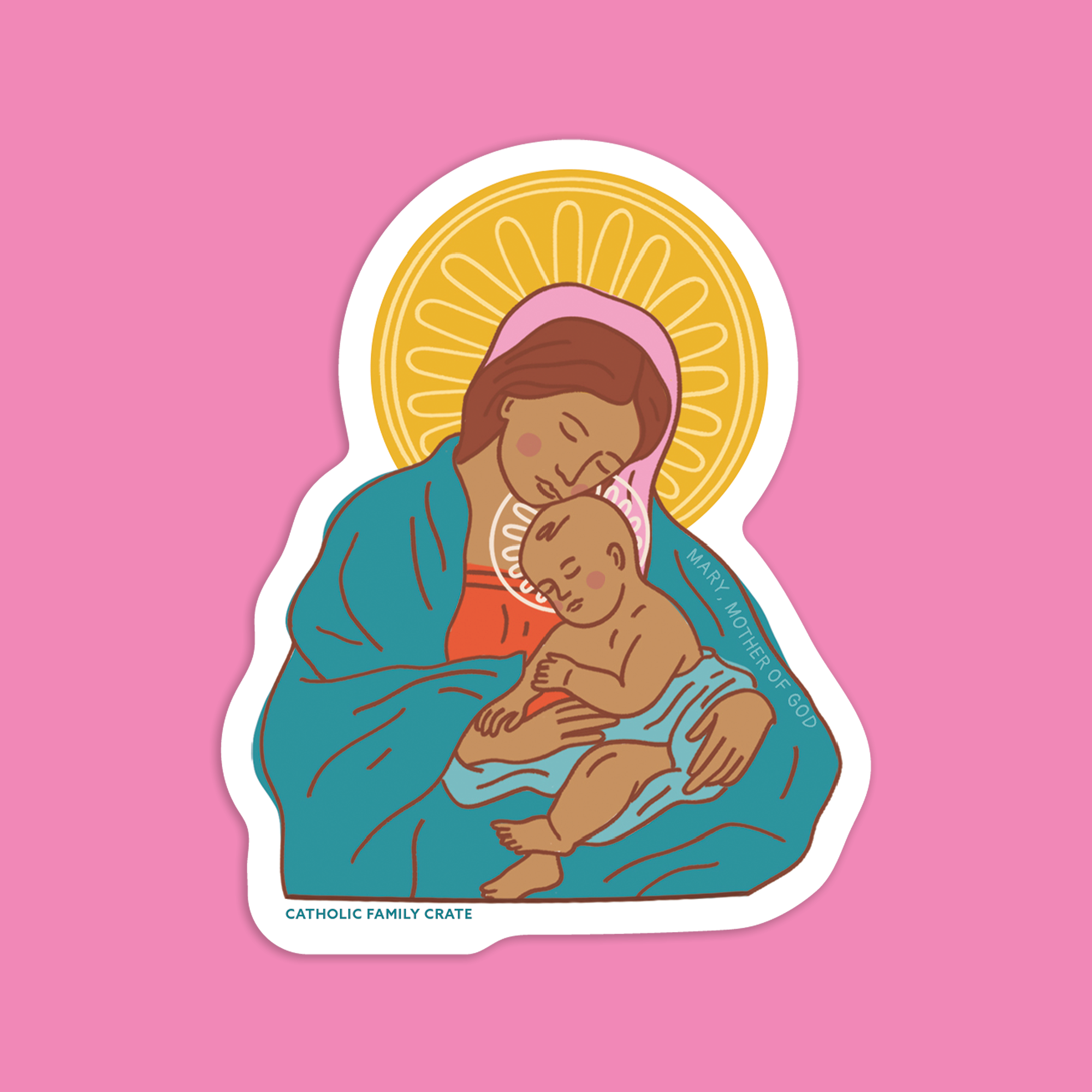 Mary, Mother Of God Sticker