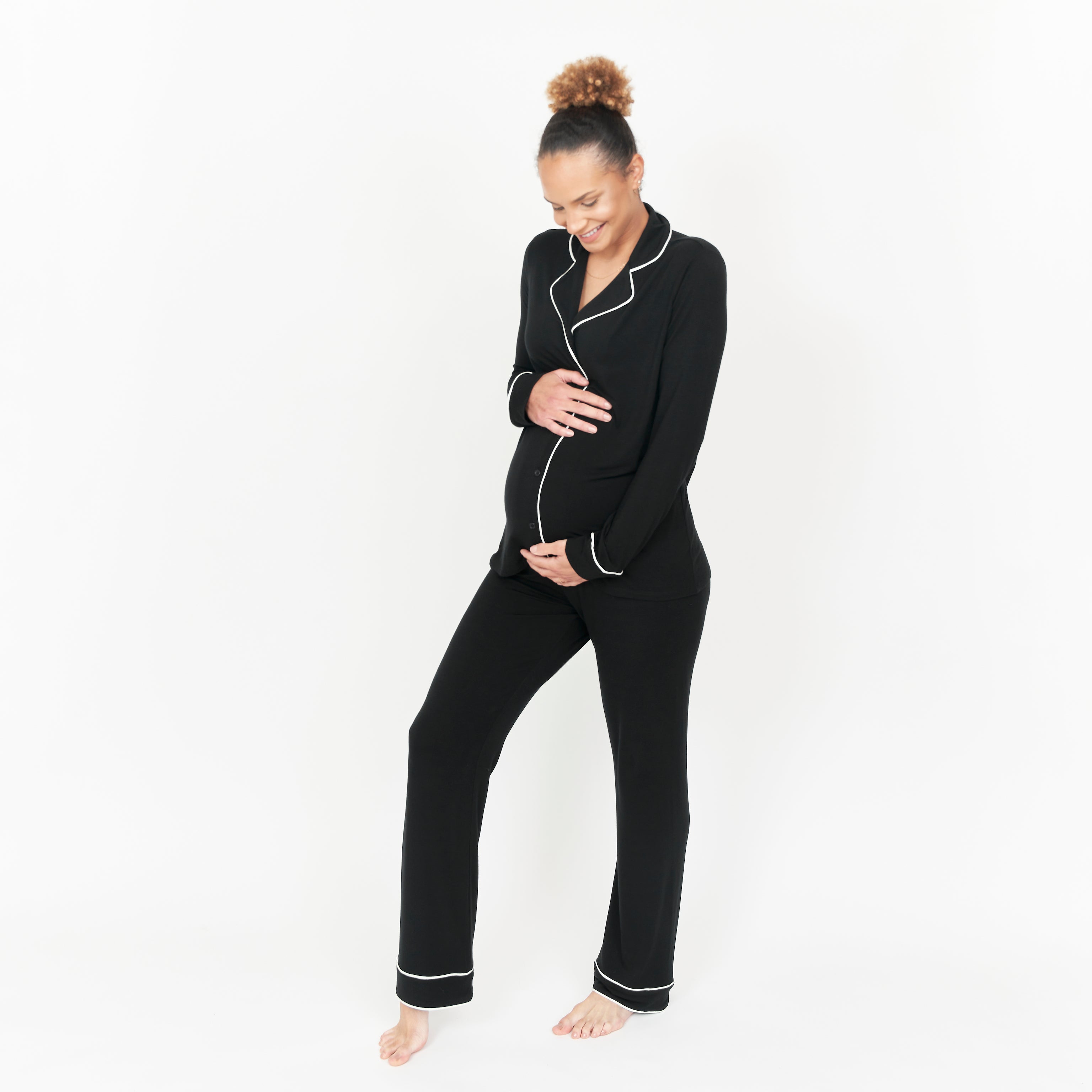 The Black Cloudluxe Classic Pajama Set