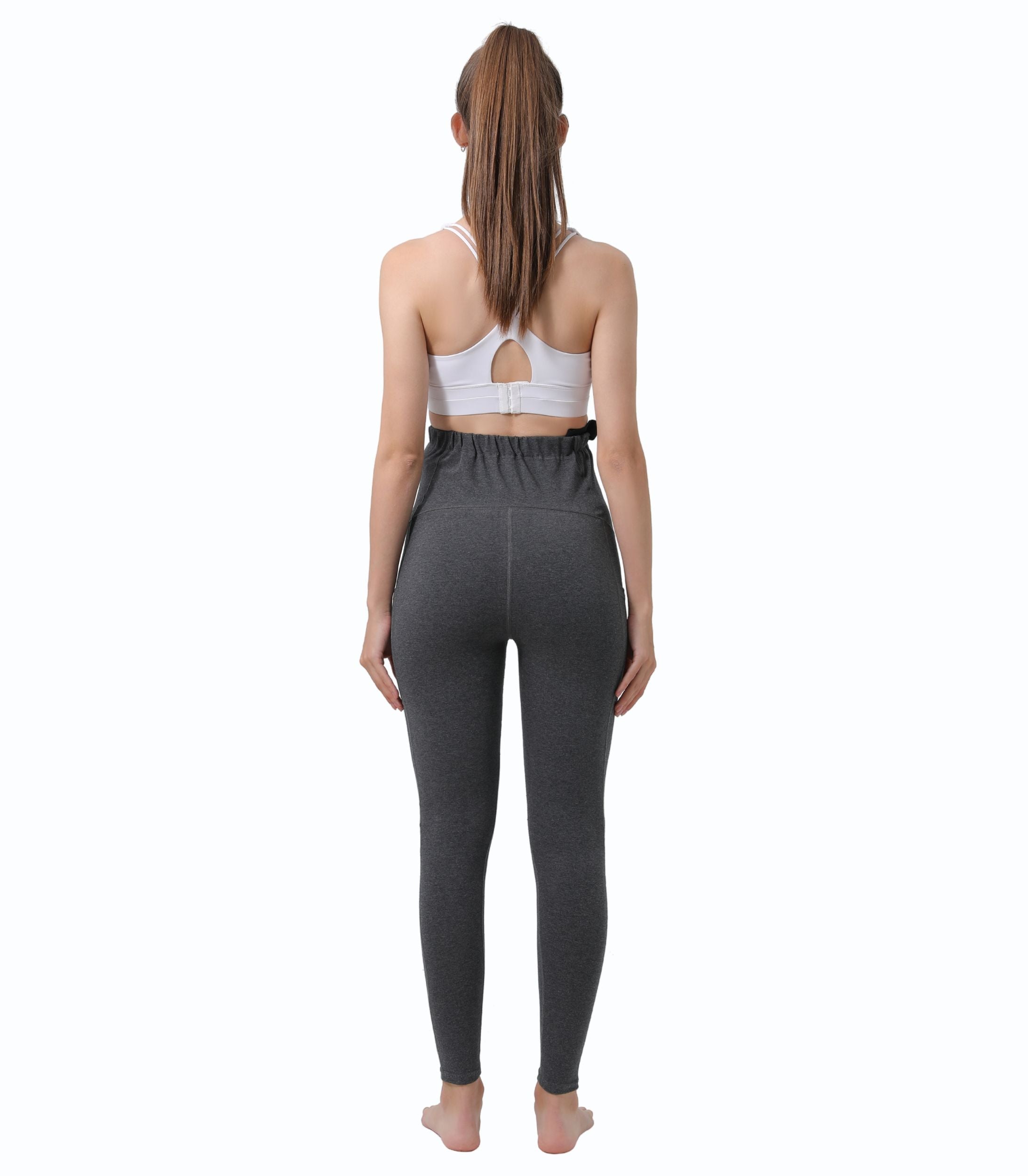 Pregnancy Yoga Pants With Pockets (2 Pack)