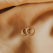 Alexandria Diamond And Pearl Hoops