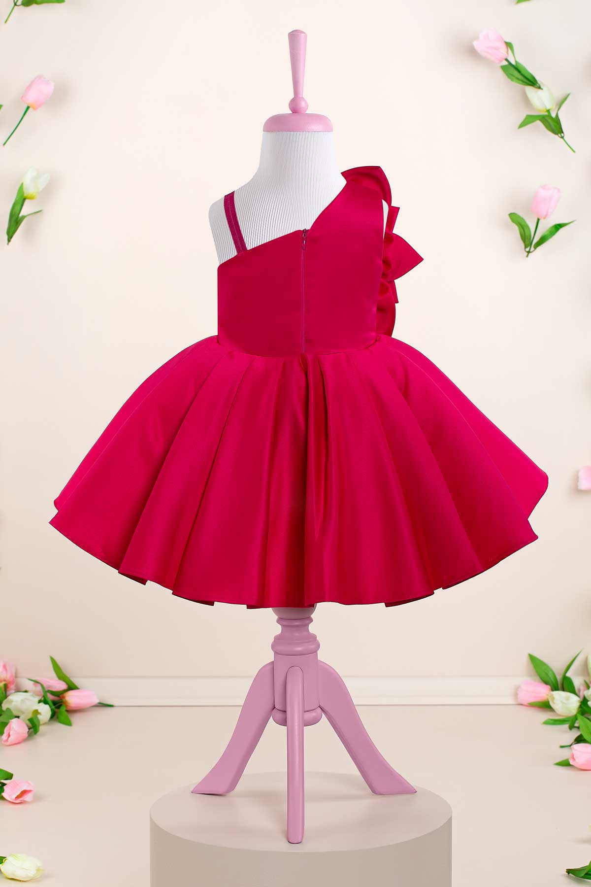 Maya Hot Pink Party Dress