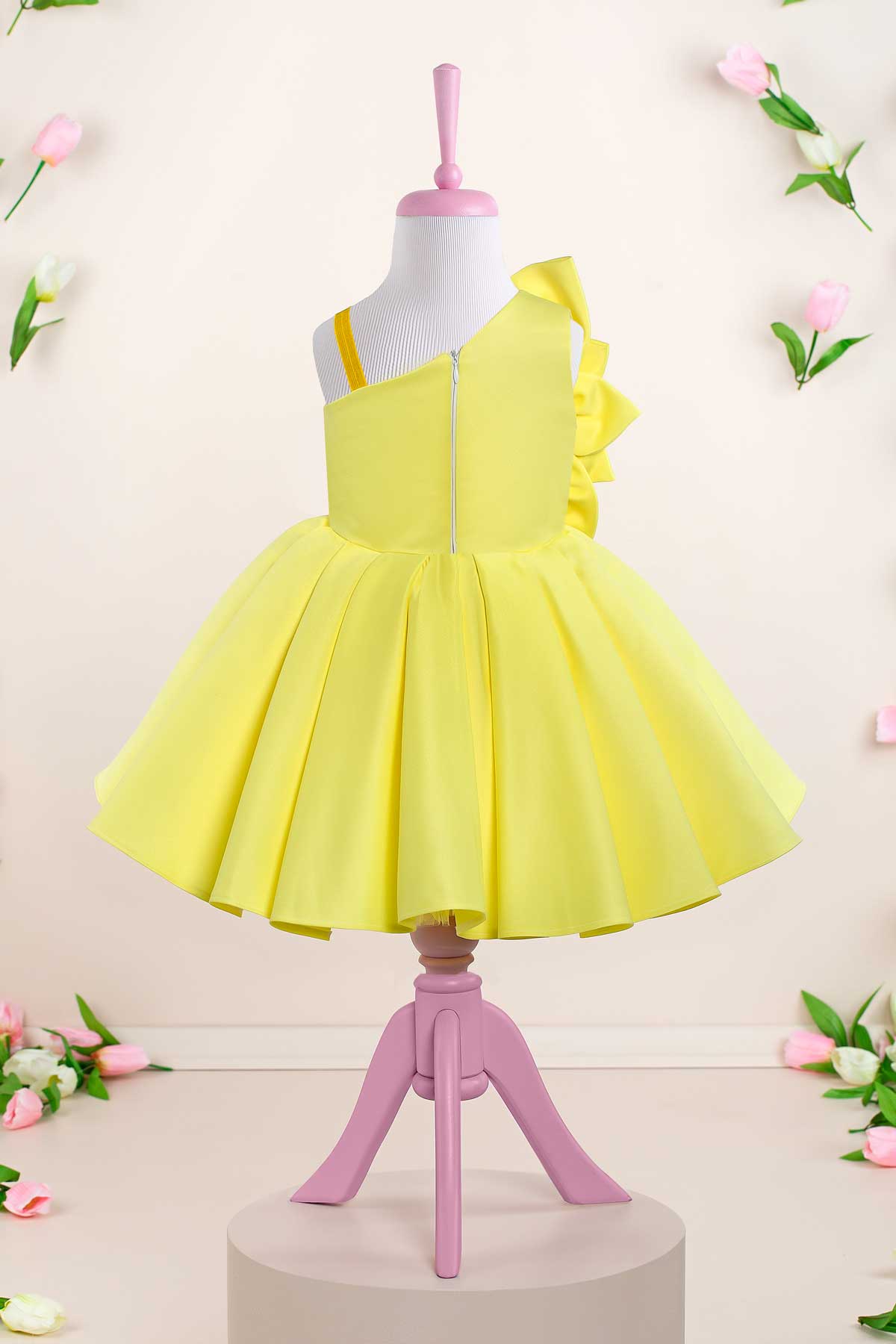 Maya Yellow Party Dress