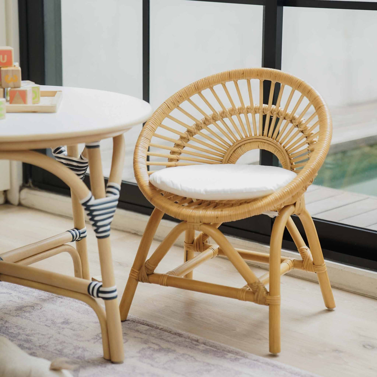 Maya Kids Chair - Natural