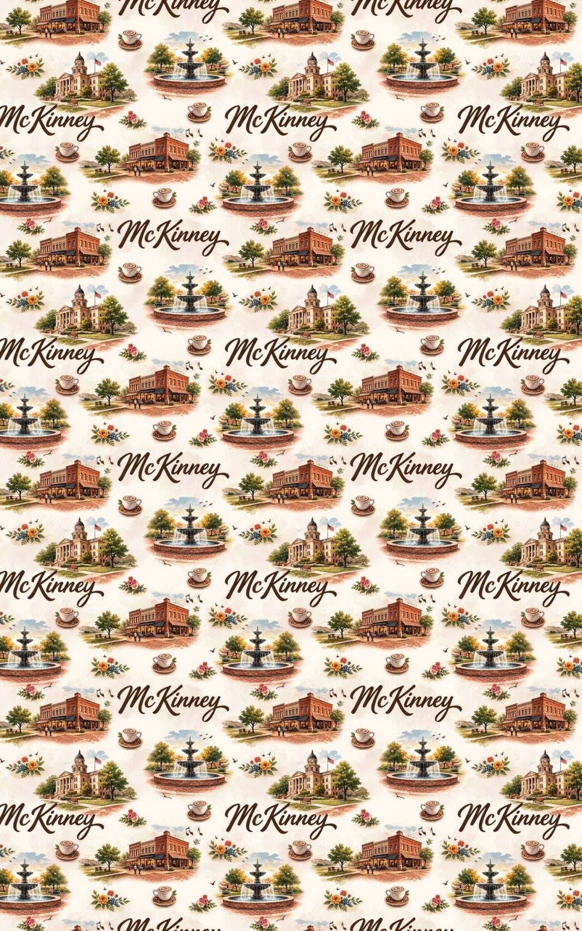 Mckinney Texas Square Wrapping Paper