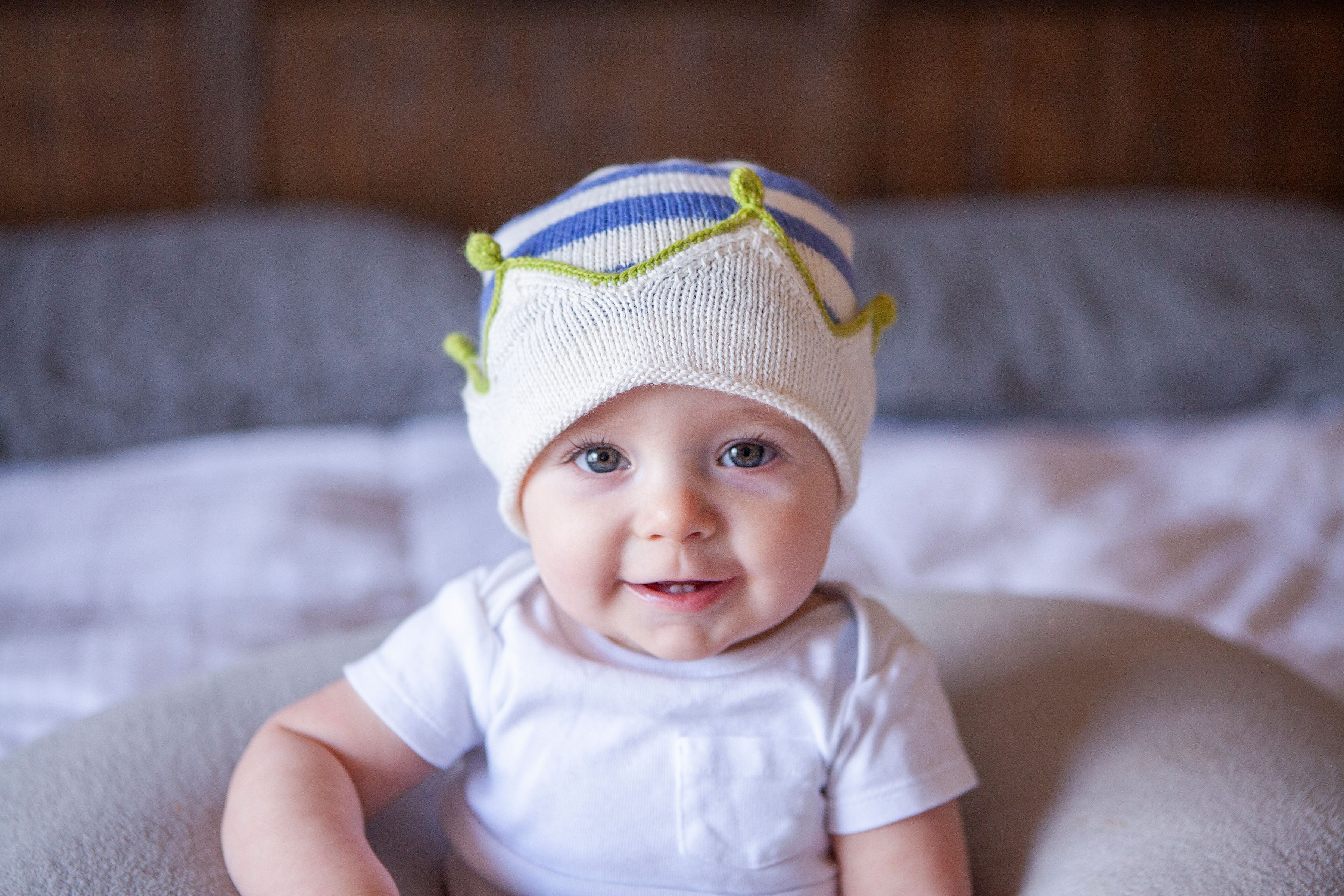 Crown Hat In Blue