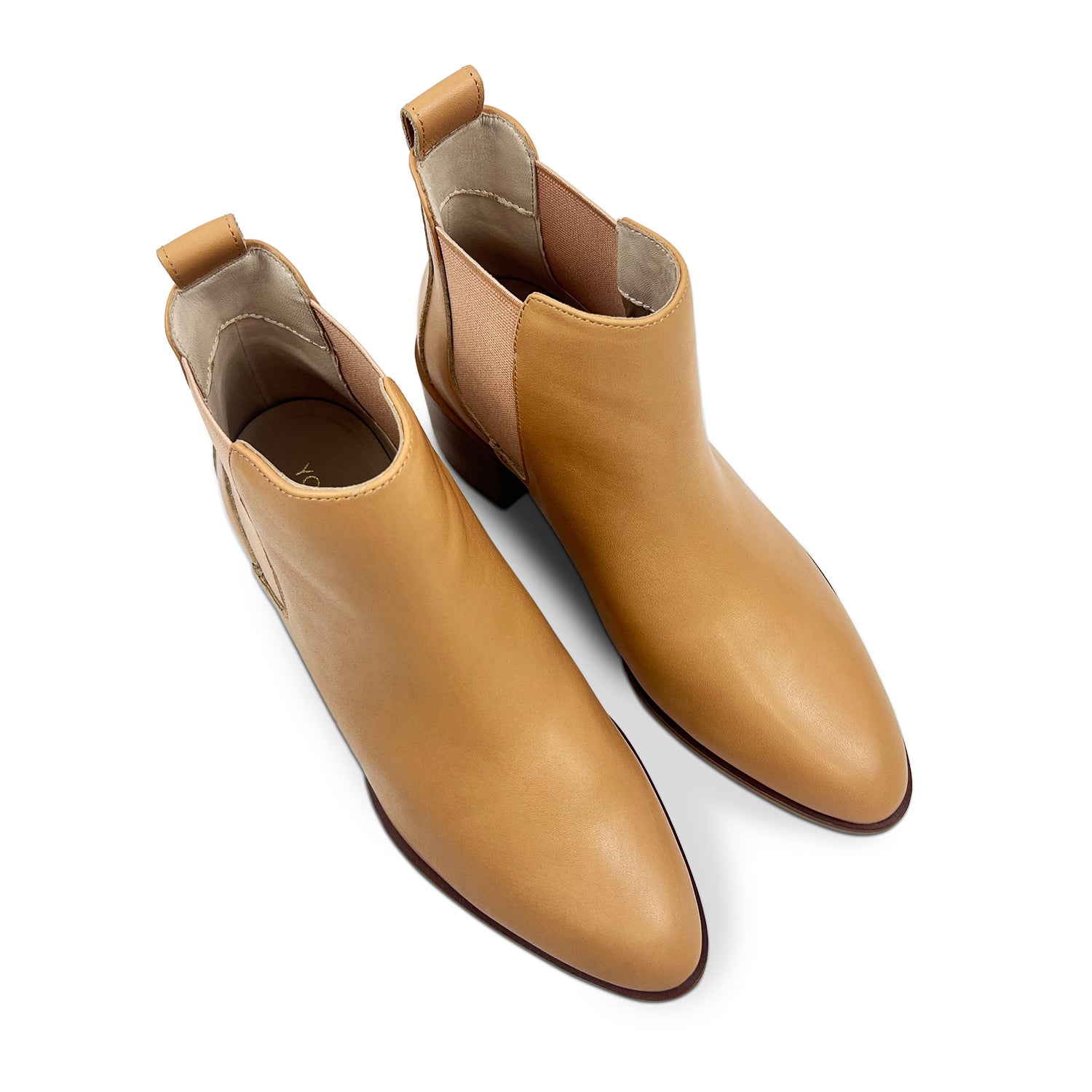 Melissa Chelsea Boot In Tan Leather