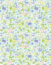 'menagerie' Wallpaper By Tea Collection - Blush