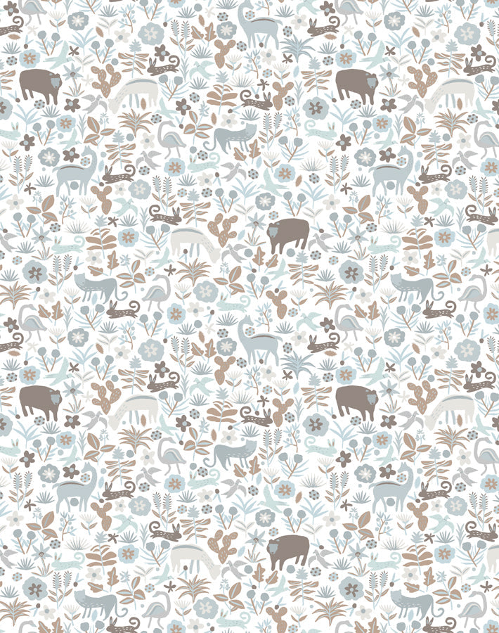 'menagerie' Wallpaper By Tea Collection - Neutral