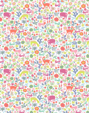 'menagerie' Wallpaper By Tea Collection - Pink