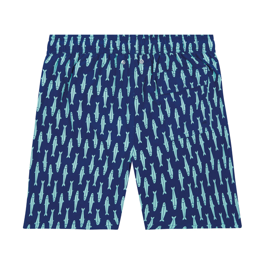 Ink Blue & Green Sardines