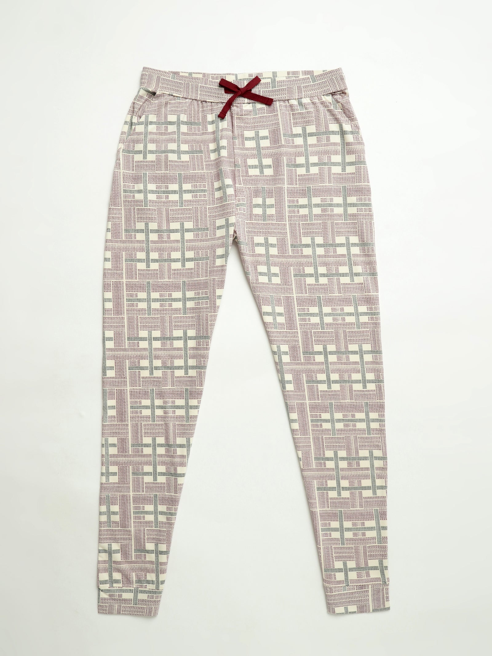 Prophecy Plaid Mens Pj Set Cotton