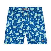 Navy & Aqua Whales