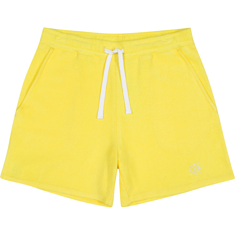 Men's Andy Cohen Yellow Terry Shorts