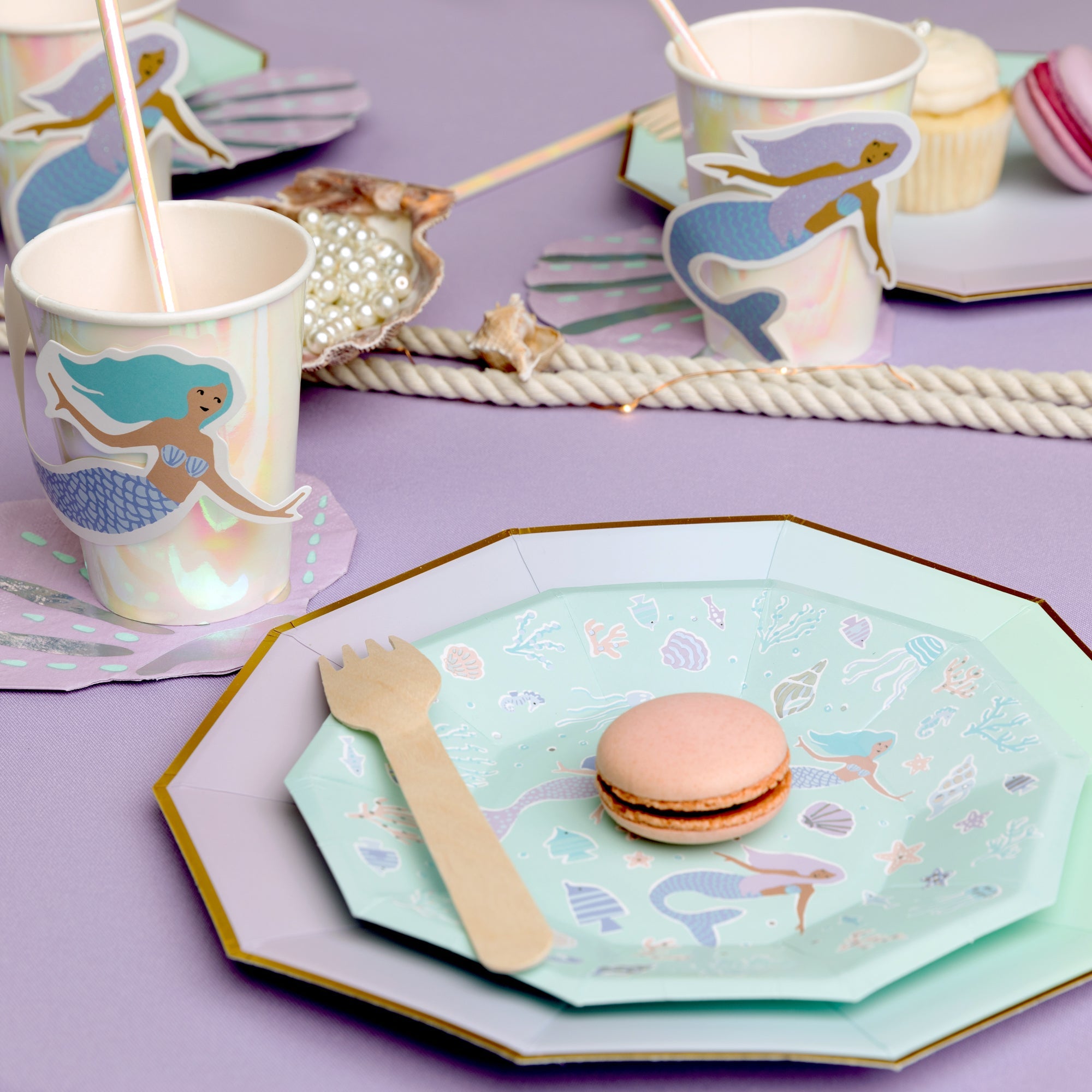 Magical Mermaid Cups (10 Per Pack)