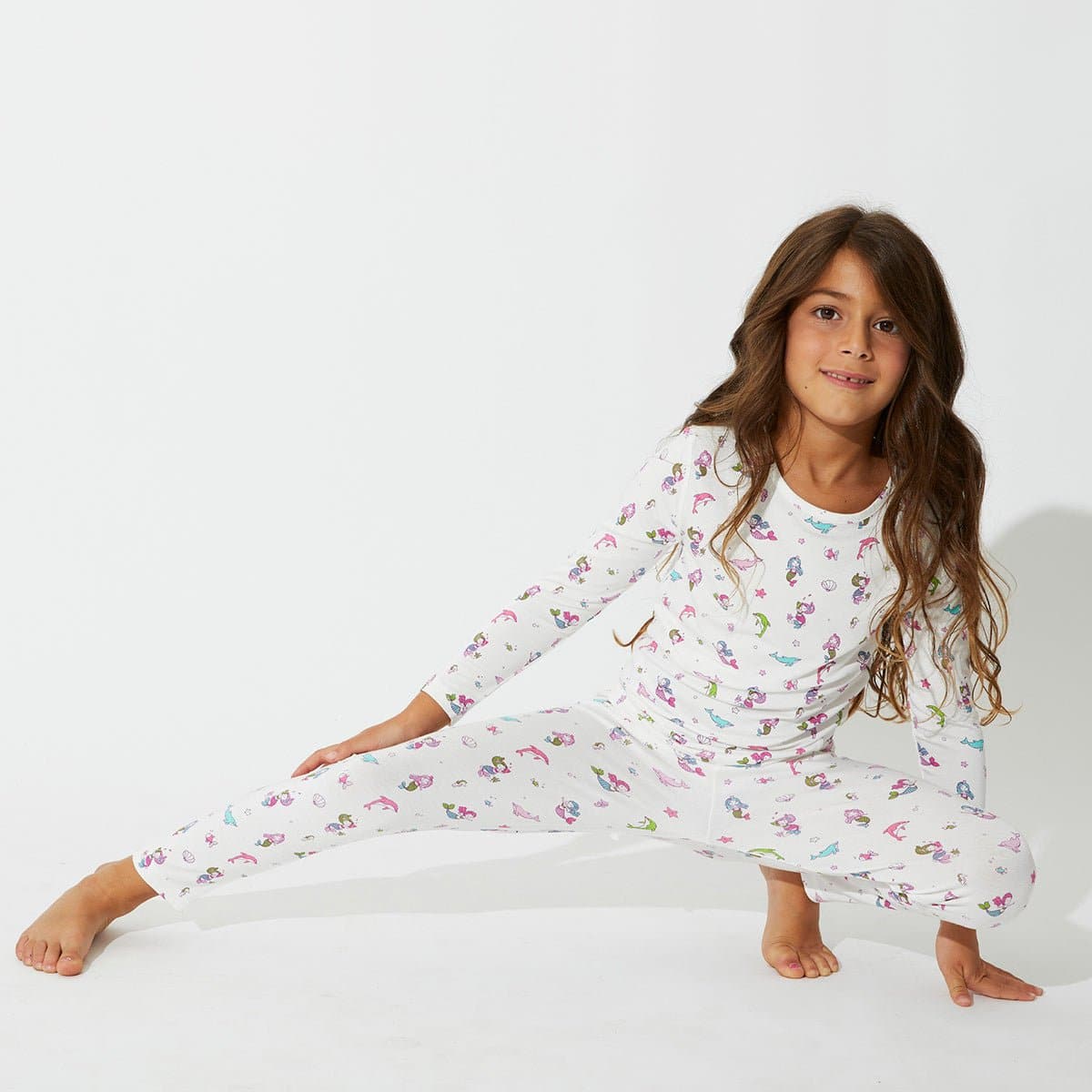 Mermaid Bamboo Kids Pajamas