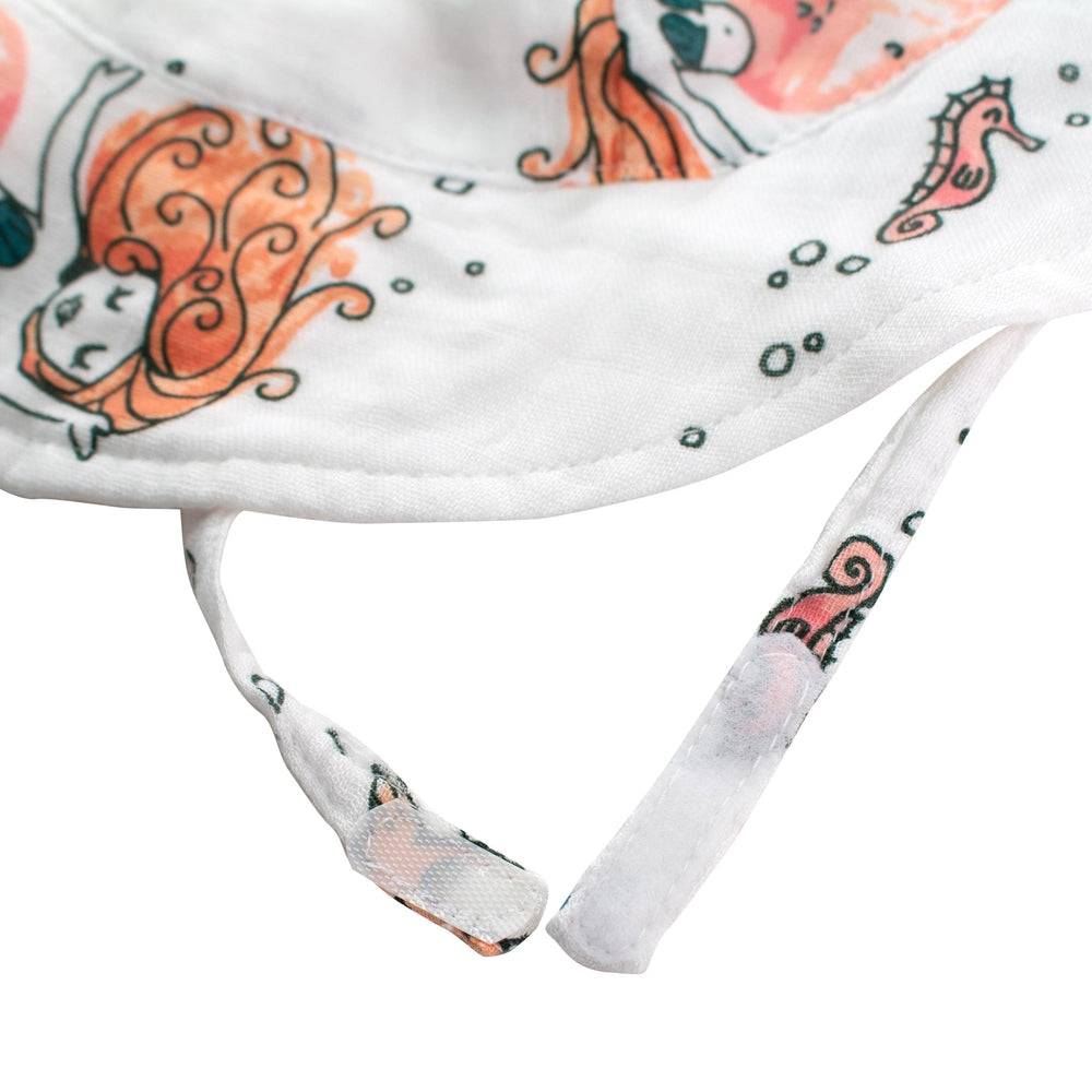 Mermaids Oh So Soft Muslin Sun Hat