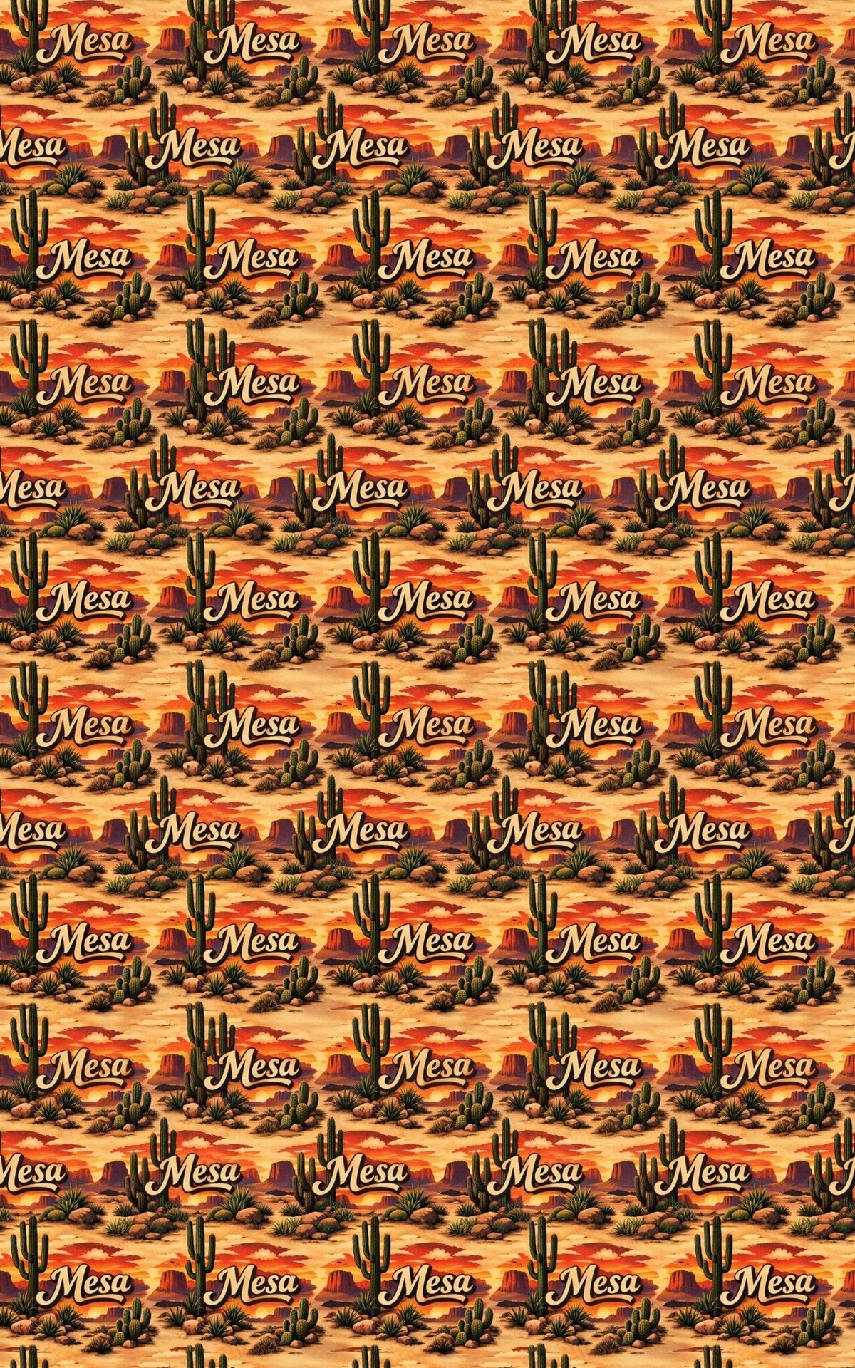 Mesa Desert Memories Wrapping Paper