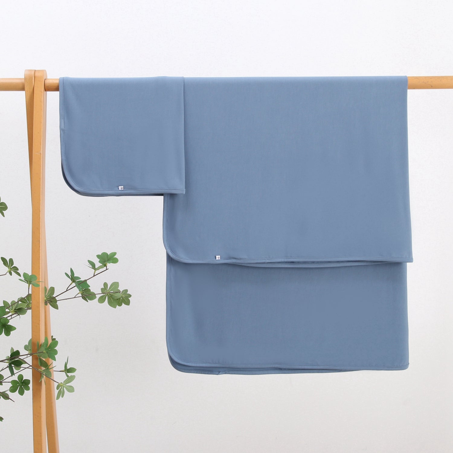 Midnight Blue Bamboo Swaddle Blanket