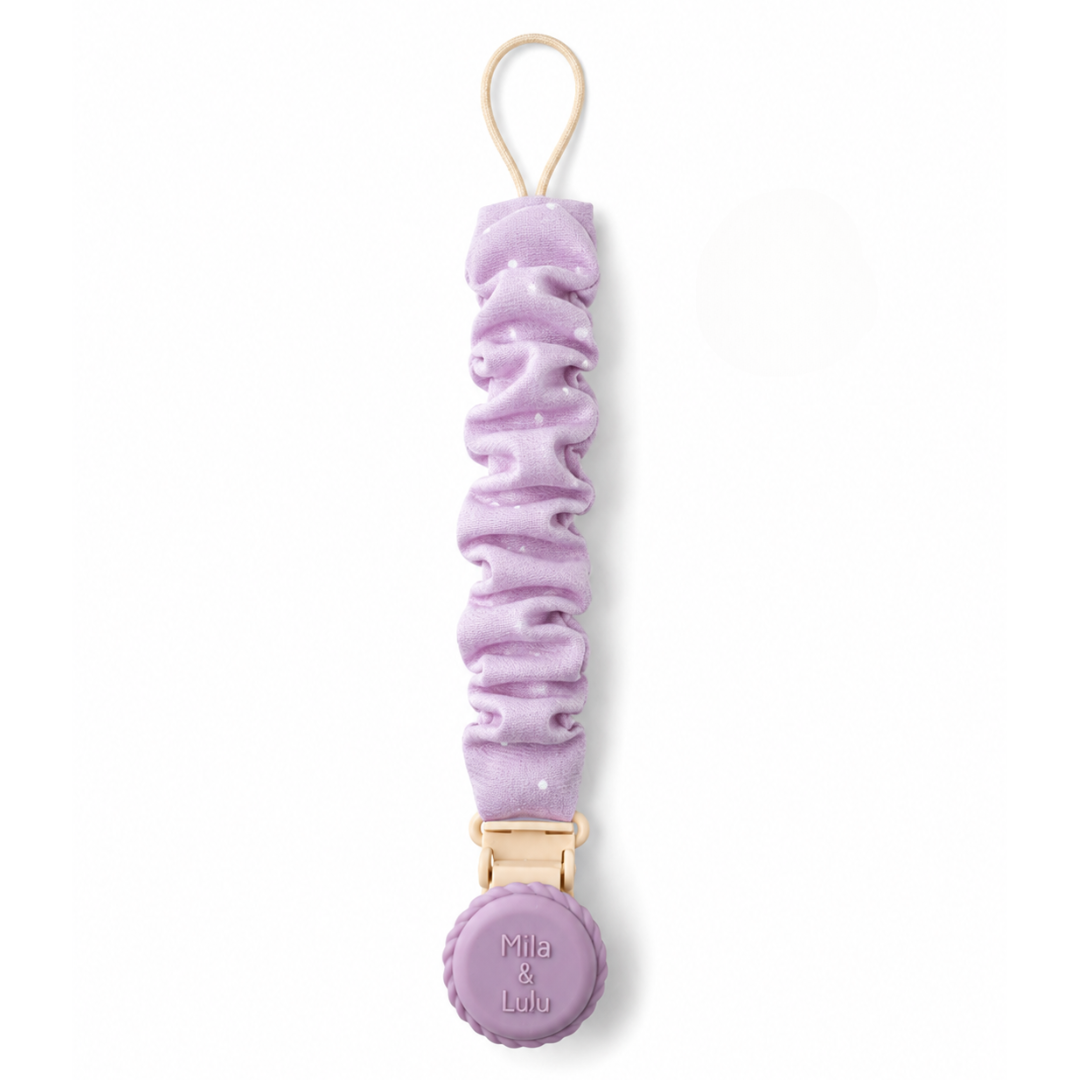 Metal-free Muslin Cotton And Silicone Pacifier Clips