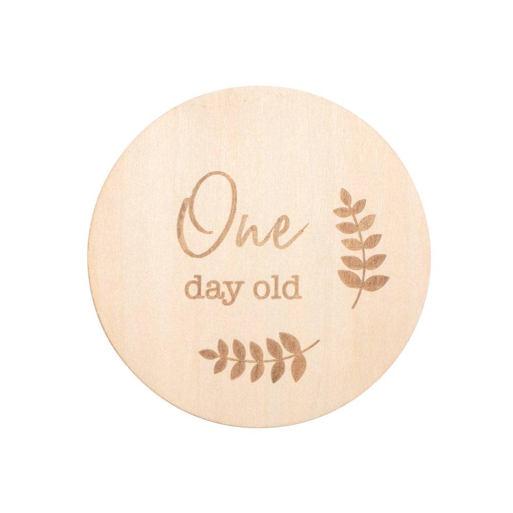 One Day Old Milestone Moments Disc