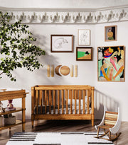 Acacia Open Shelf Changing Table