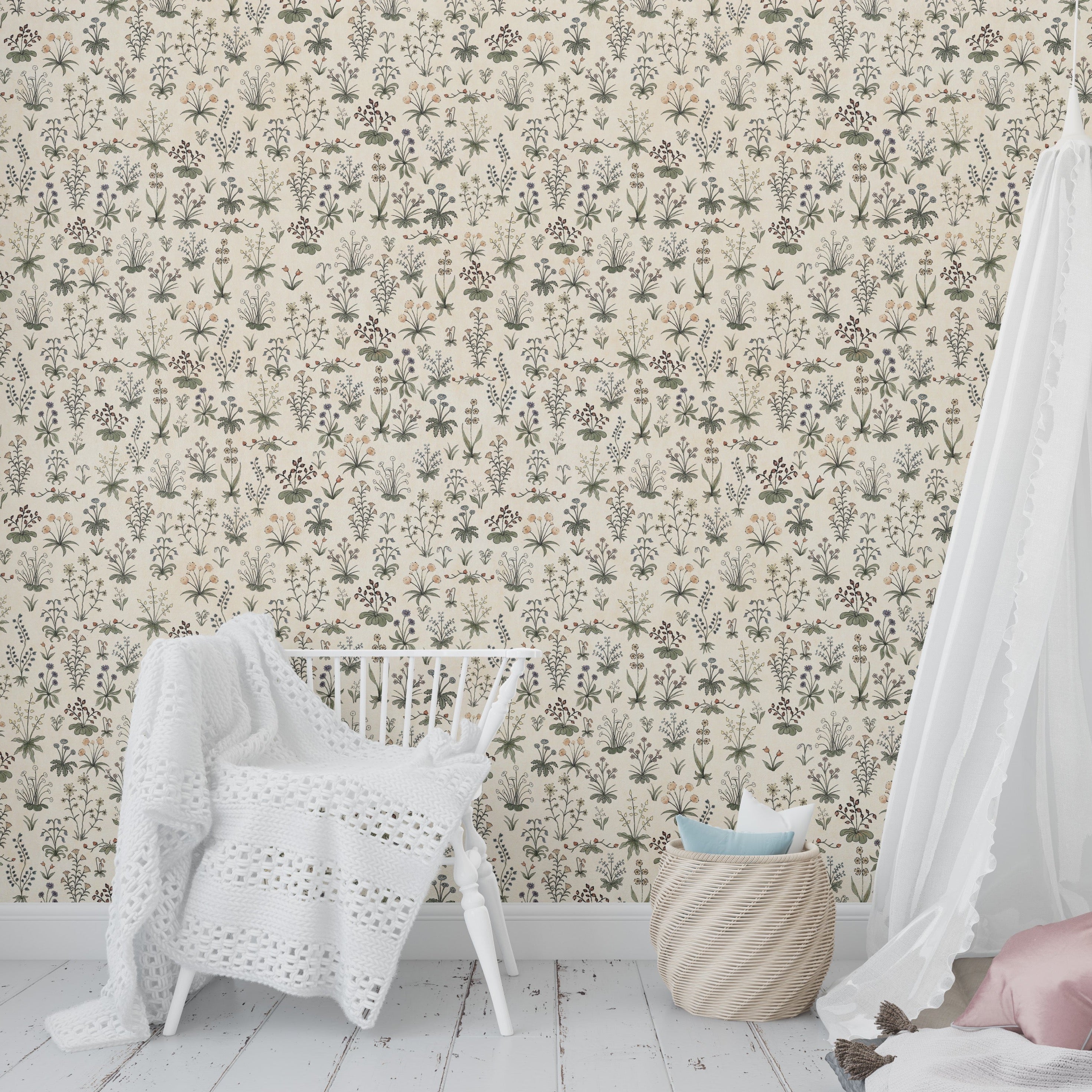 Evelyn Wallpaper By Karin Beatrice Levin
