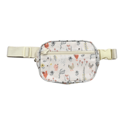 Girls Mini Belt Bag In Floral Chickens