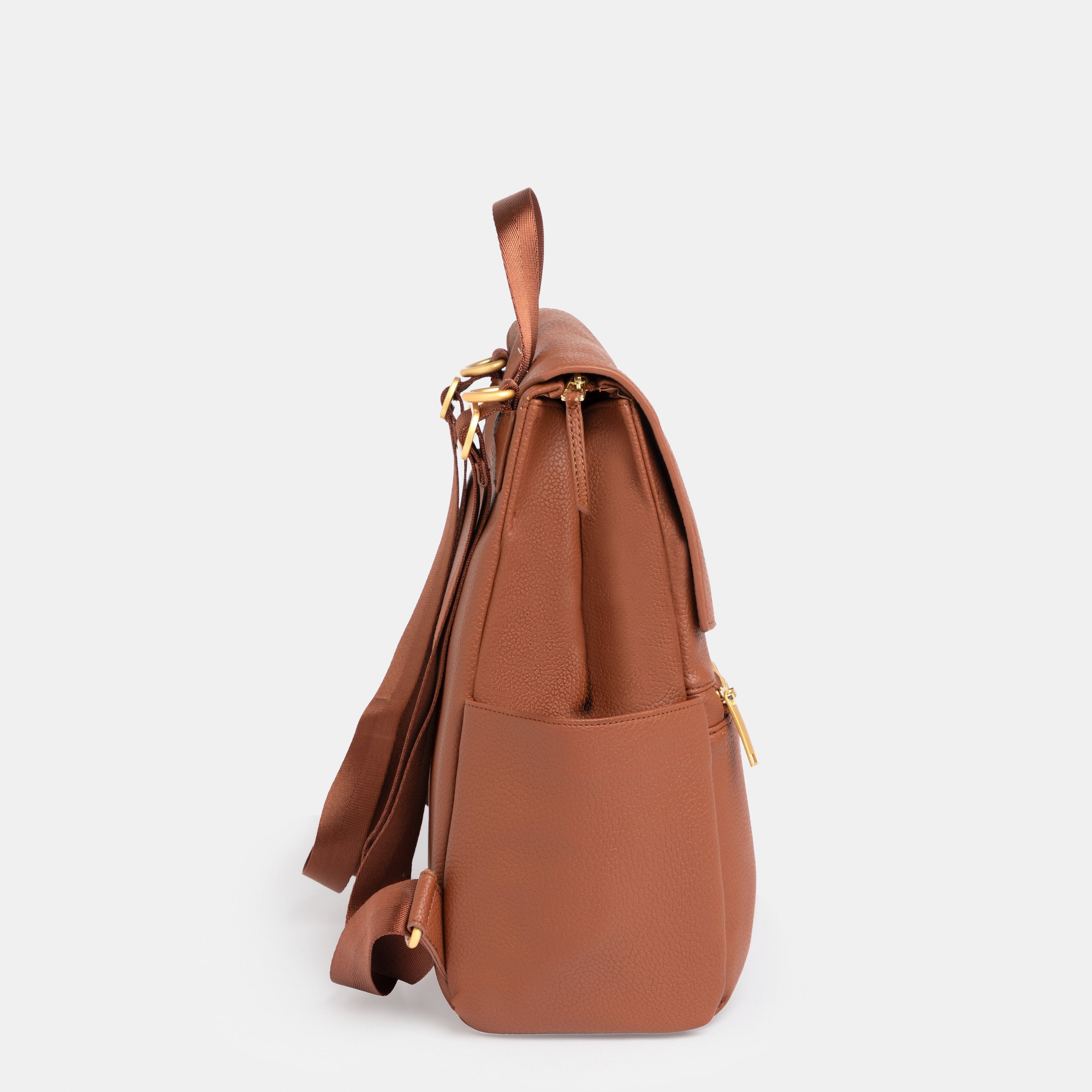 Cognac Mini Classic Bag Ii