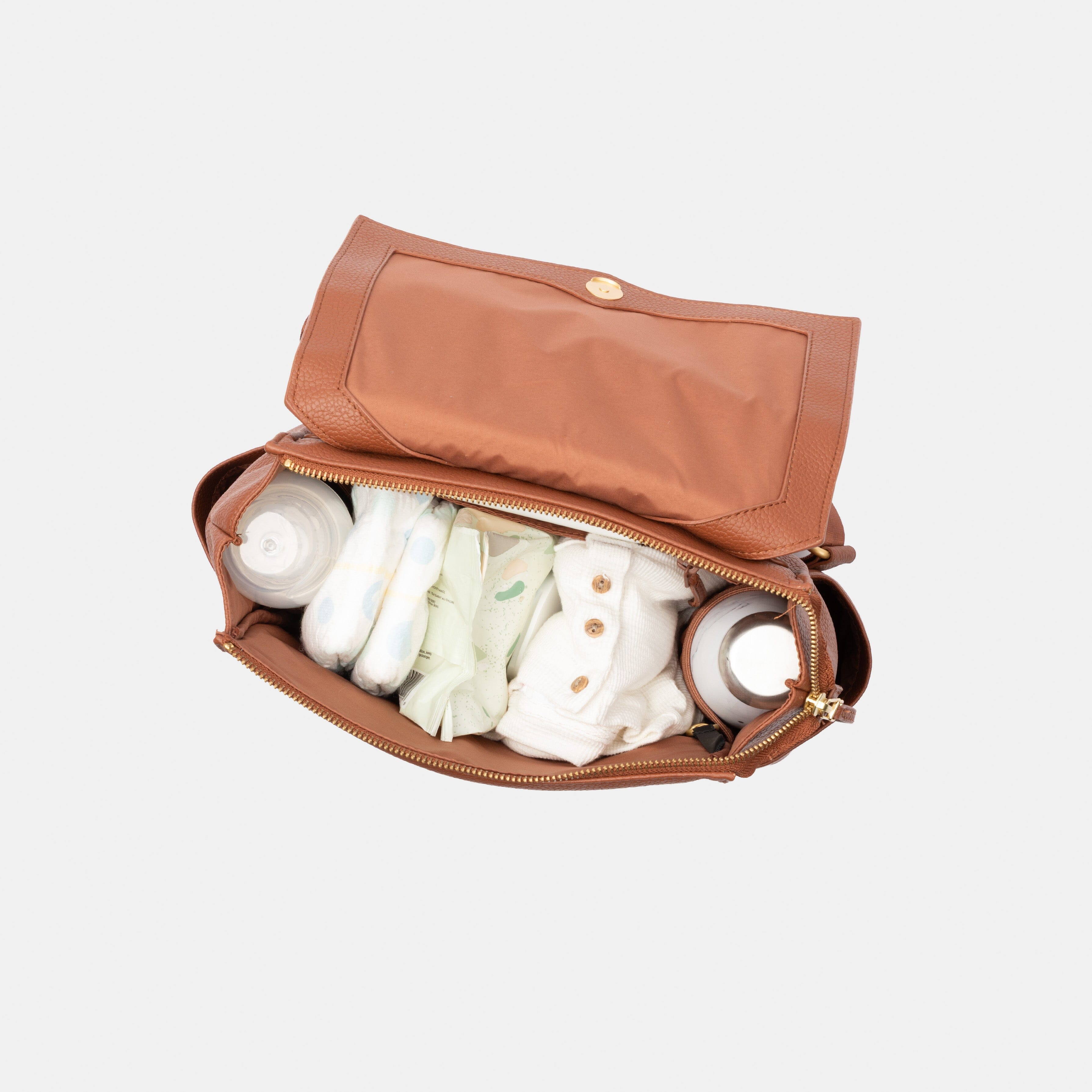 Cognac Mini Classic Bag Ii