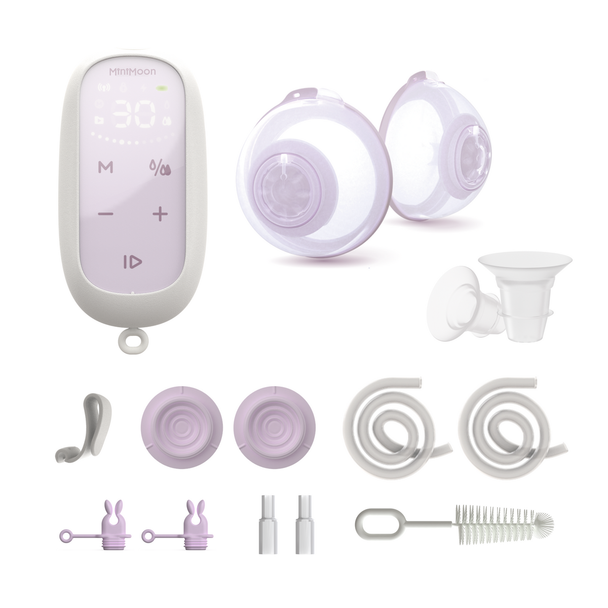 Minimoon Breast Pump With Slim Cups And Large Insert Kit