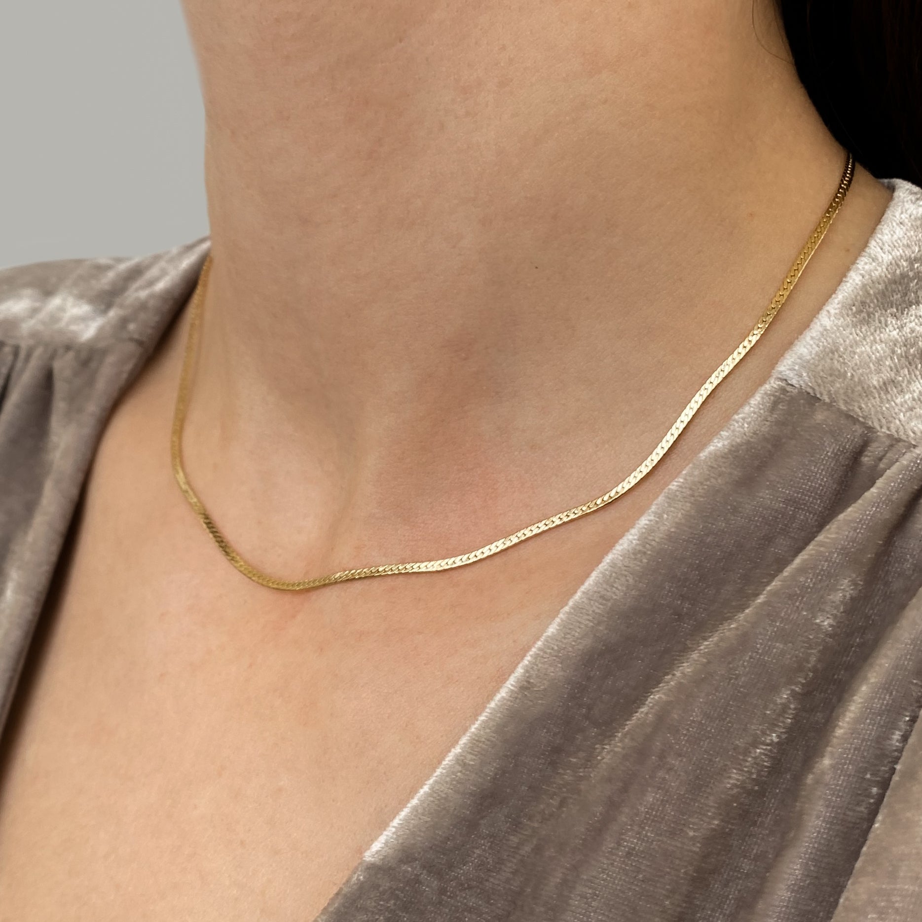 Mini Dani Herringbone Necklace | Sale