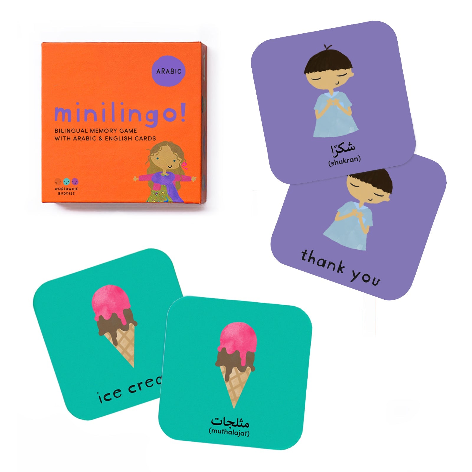 Minilingo, English/arabic Flashcards
