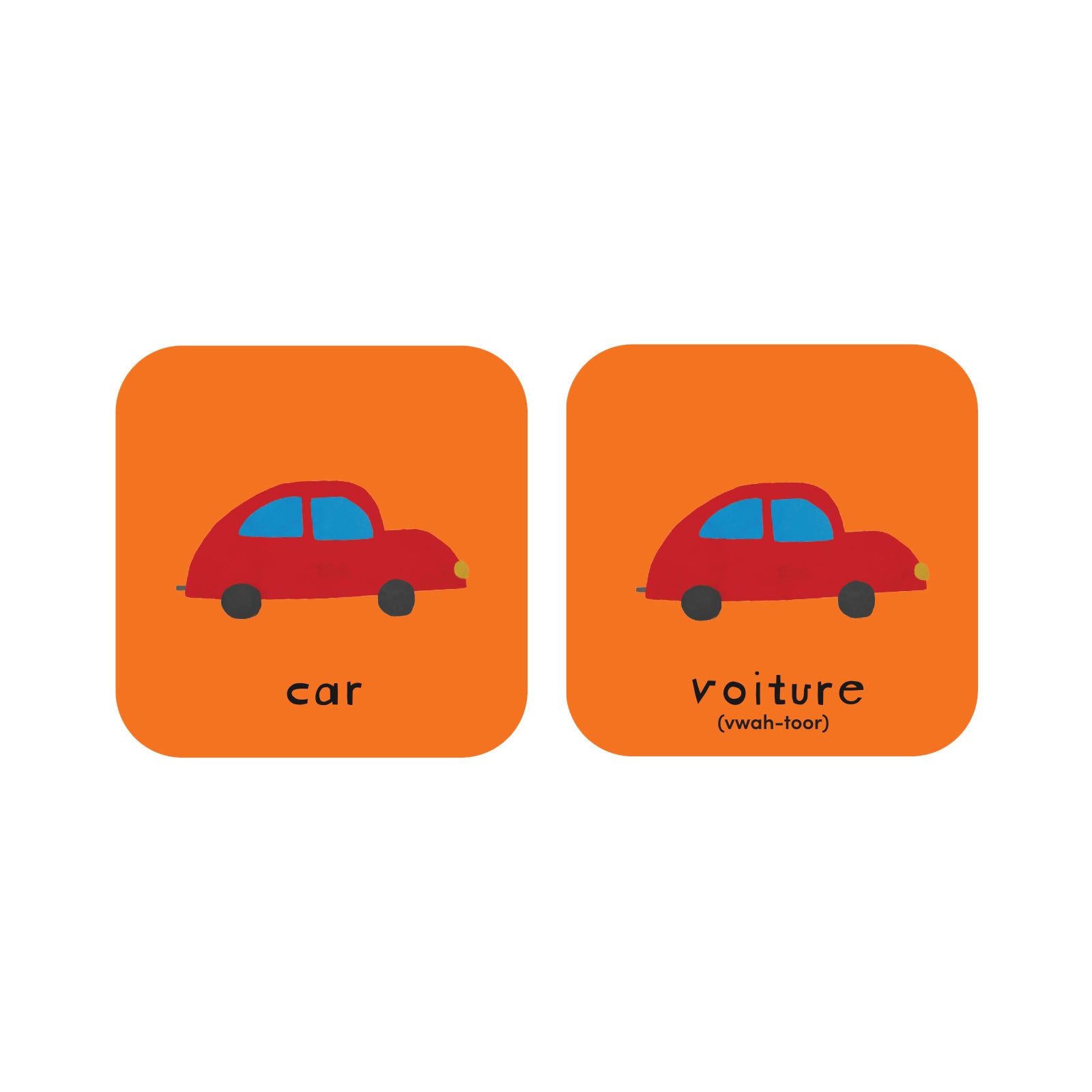 Minilingo, English/french Flashcards