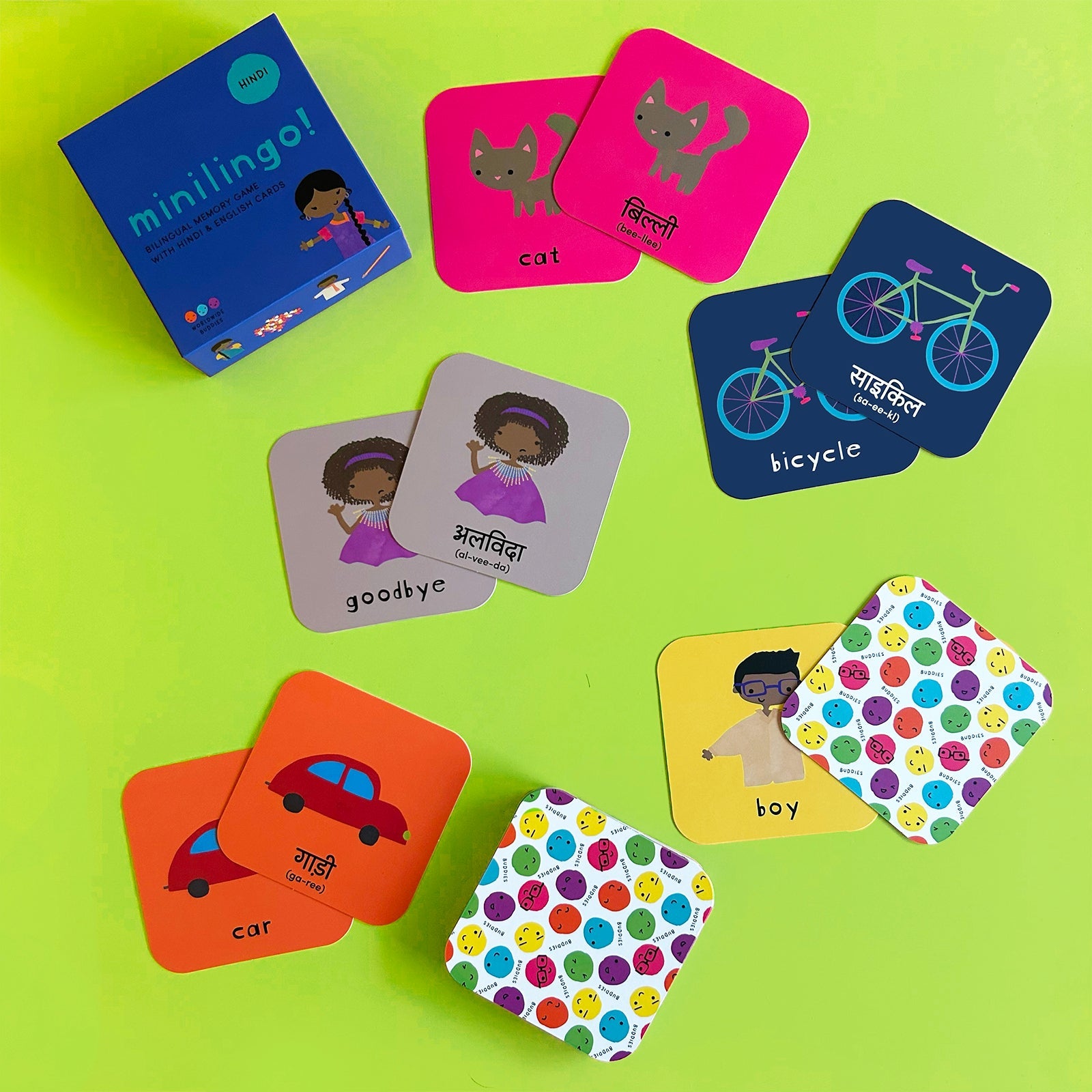 Minilingo, English/hindi Flashcards