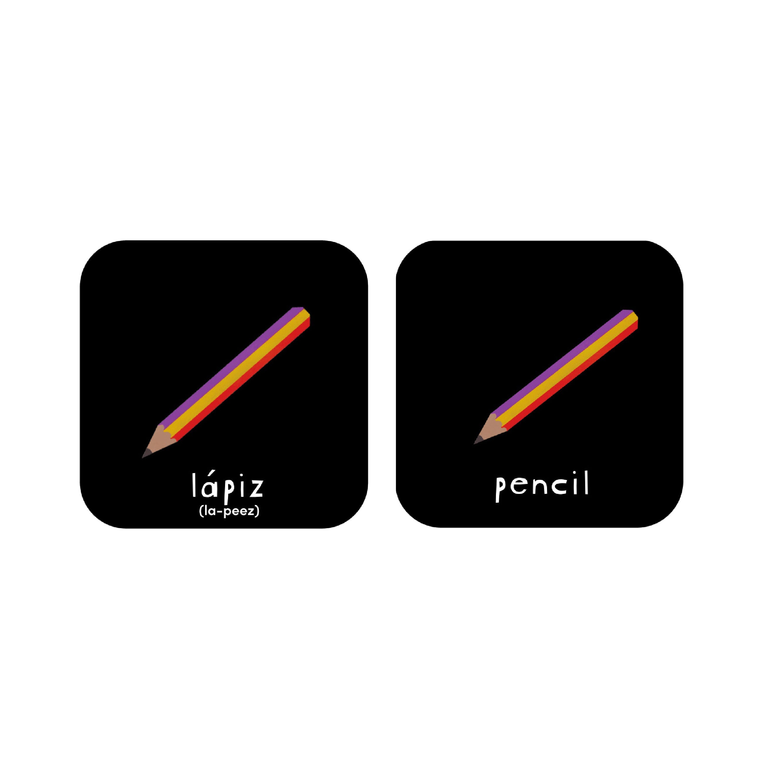 Minilingo, English/spanish Bilingual Flashcards