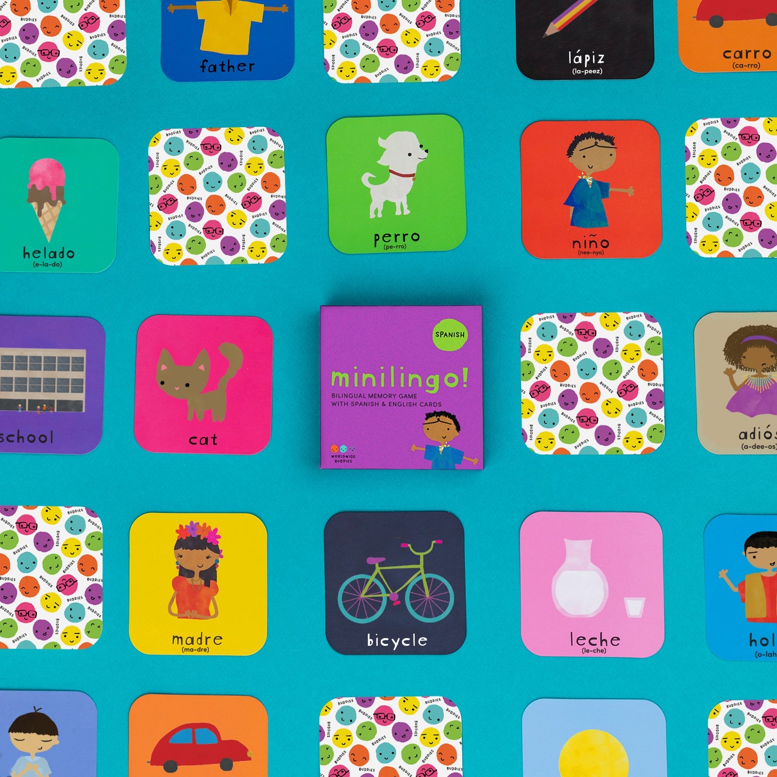 Minilingo, English/spanish Bilingual Flashcards