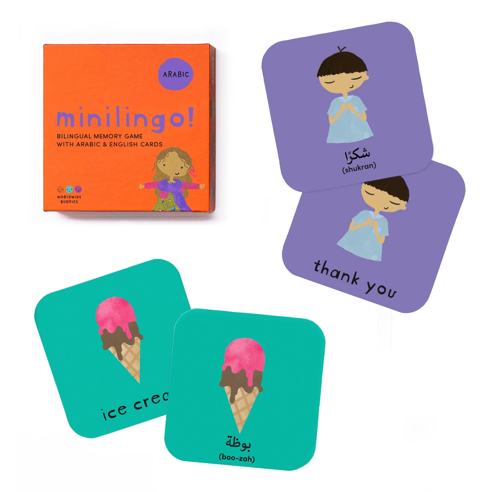 Minilingo, English/arabic Flashcards