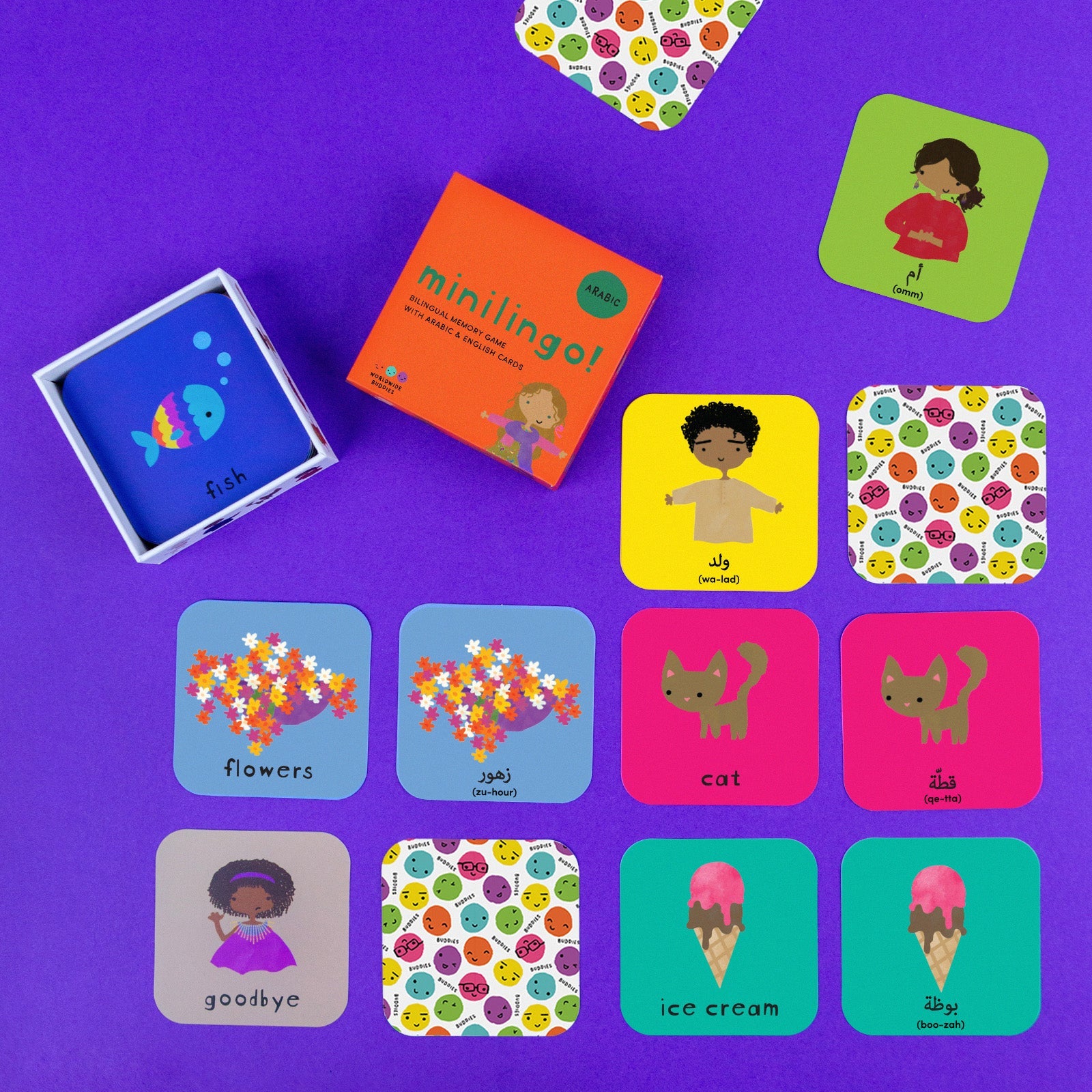 Minilingo, English/arabic Flashcards